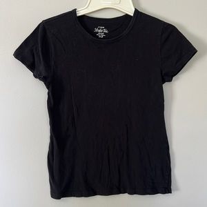 J Crew Black Studio Tee
